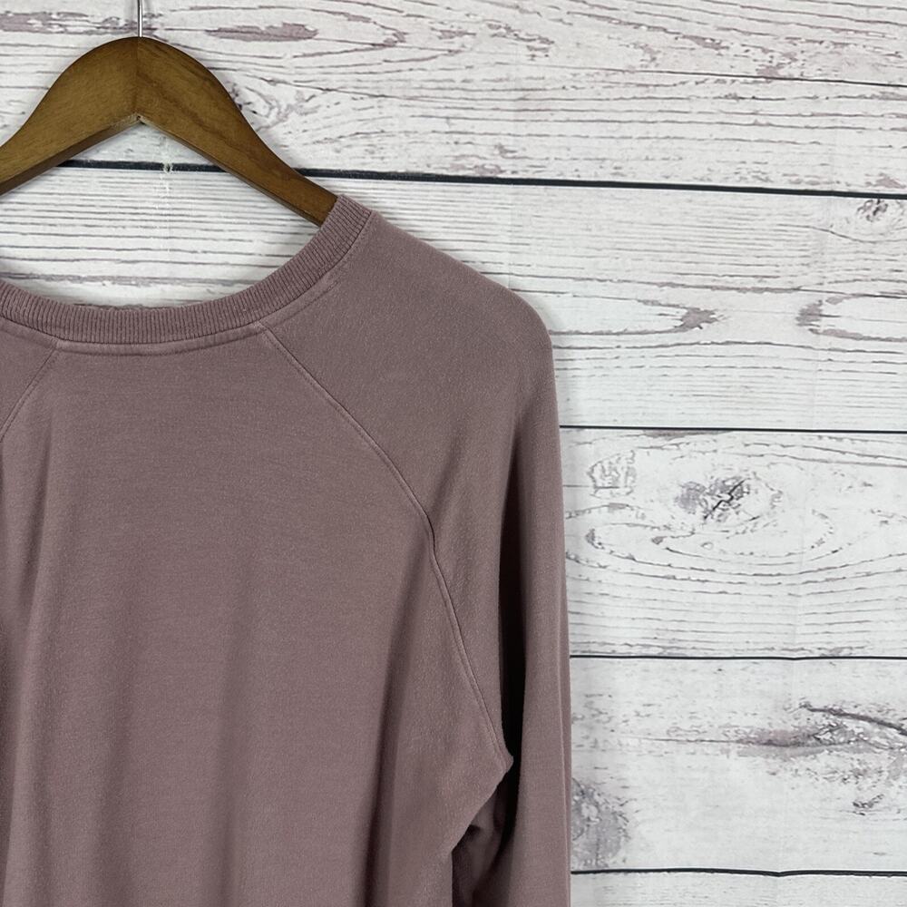 Athleta Sweatshirt‎ Womens Large Purple Pullover Athleisure Boxy Stretch - Picture 5 of 12